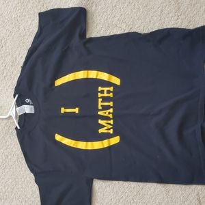 I Choose Math T-Shirt Size Large Black